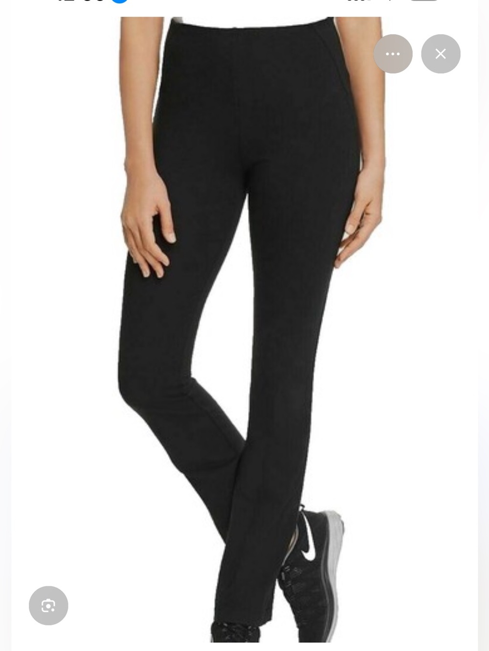 Chicos’s Vegan Suede Leggings Black